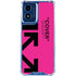 Black and Pink Arrows Moto G 5G (2024) Clear Case